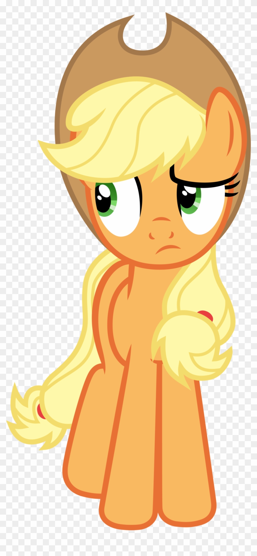 What Now By Geonine - Mlp Applejack Confused #889386