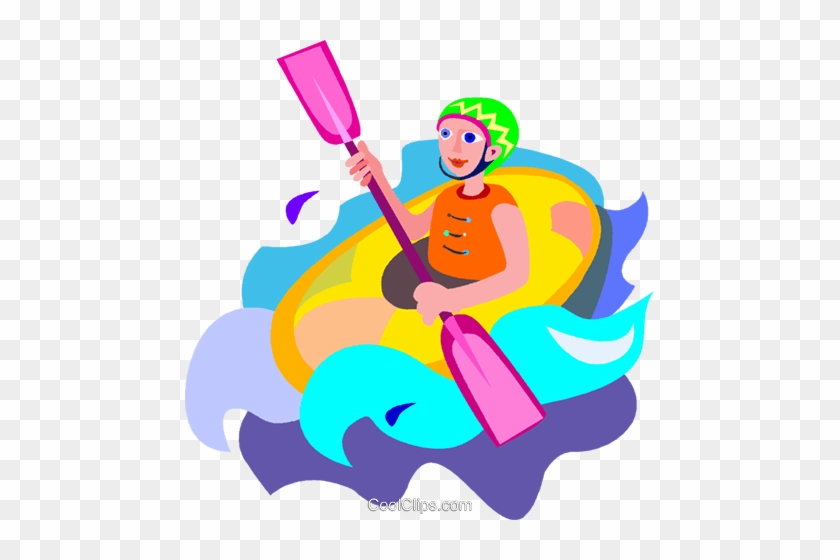 Rafting Clipart Transparent - White Water Rafting Clip Art #889394