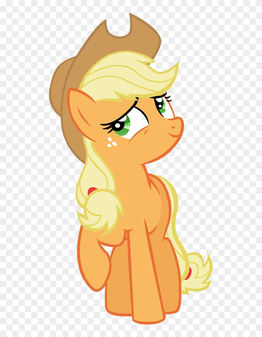 Applejack Vector - Happy Applejack Vector #889407