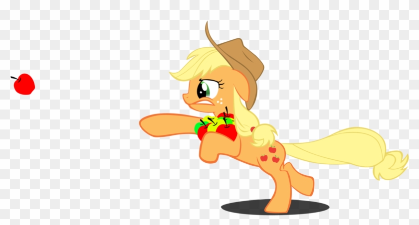 Apple Throwing By Takua770 - Applejack Side View #889446