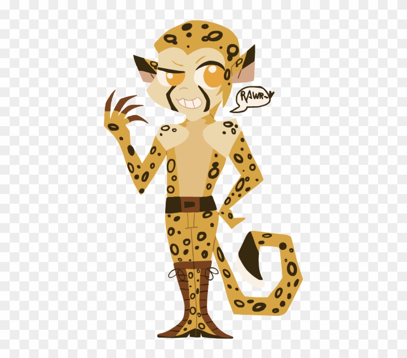 Cheetah In My Cartoon Style By G-blue16 - Cartoon Cheetah Easy #889492