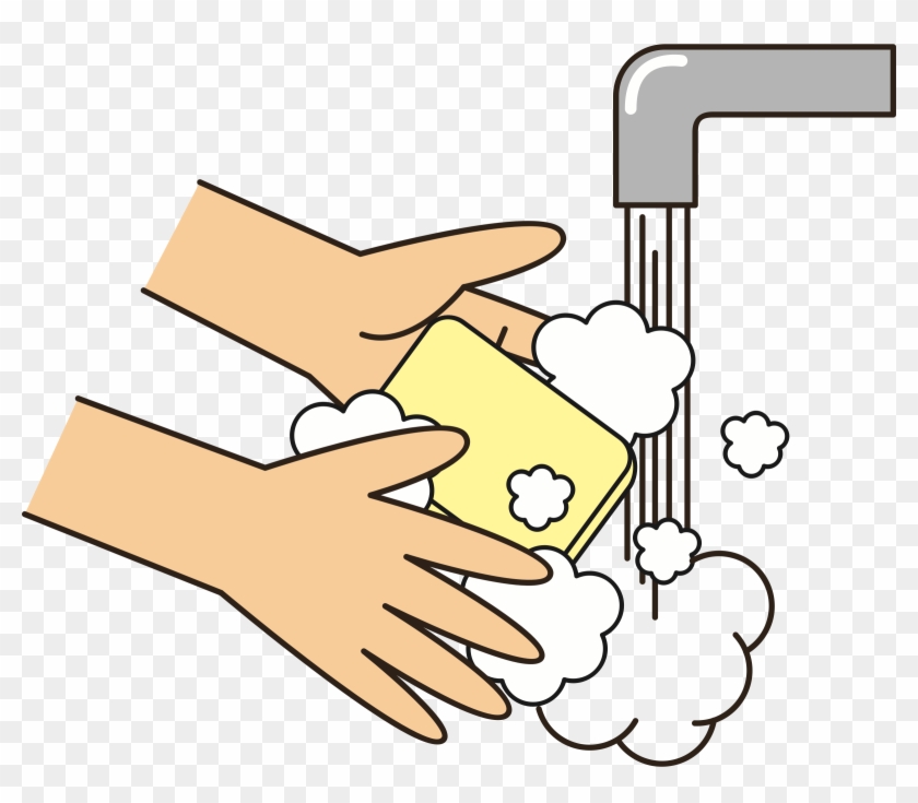Washing Hands With Soap Cartoon Download - Washing Hands Clip Art - Free  Transparent PNG Clipart Images Download