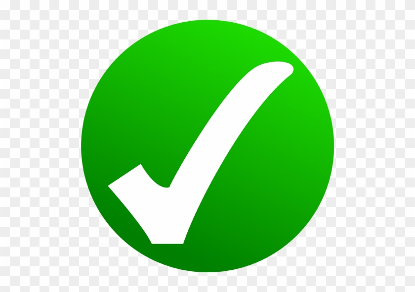Green Check - Check Png #889583