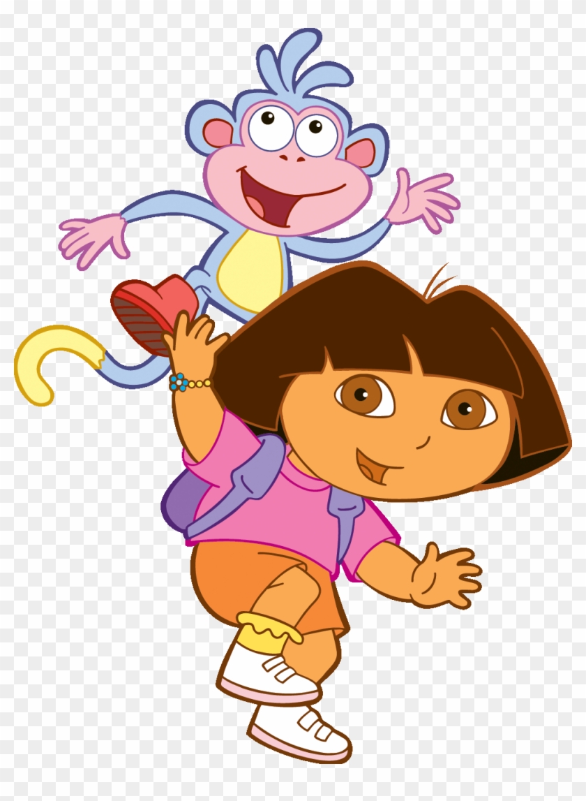 Cartoon Characters Dora The Explorer Png For - Dora And Boots #889604