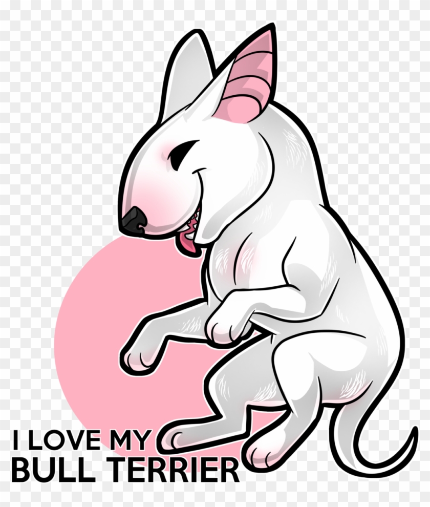 I Love My Bull Terrier By Draikinator - I Love My Bull Terrier By Draikinator #889770