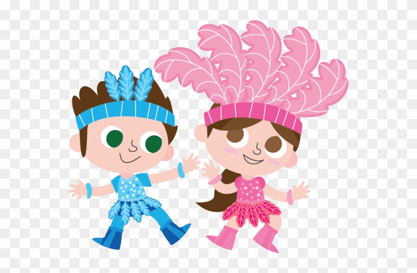 Cartoon Character, Cartoon Strip And Cartoon Illustrations - Bailinho De Carnaval Infantil #889809