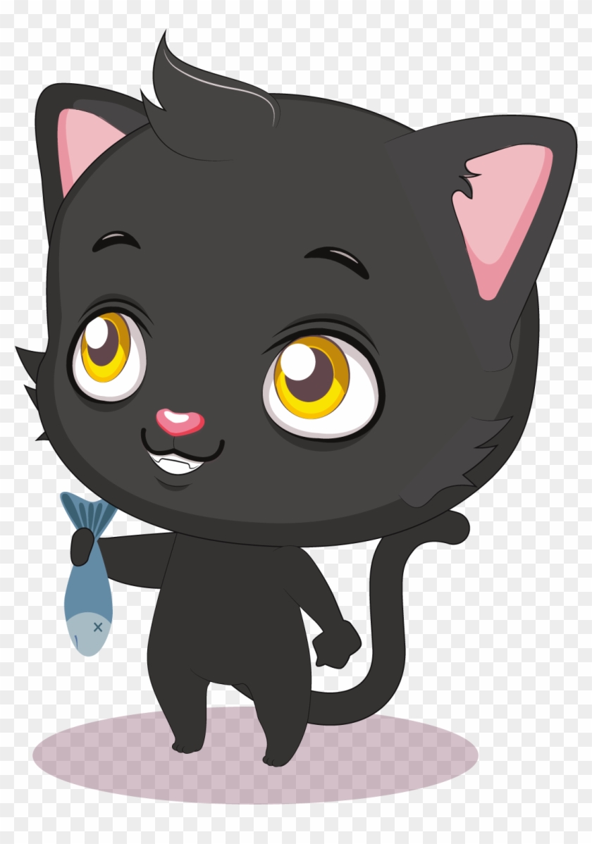 Korat Black Cat Kitten Whiskers Domestic Short-haired - Cat #889905