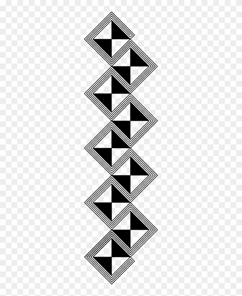 African Pattern Vertical - Triangle #889964