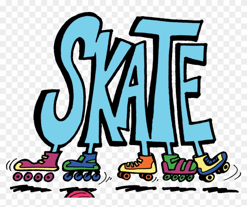 Clipart Free School Evfening Fundraiser - Roller Skating Clip Art #889973