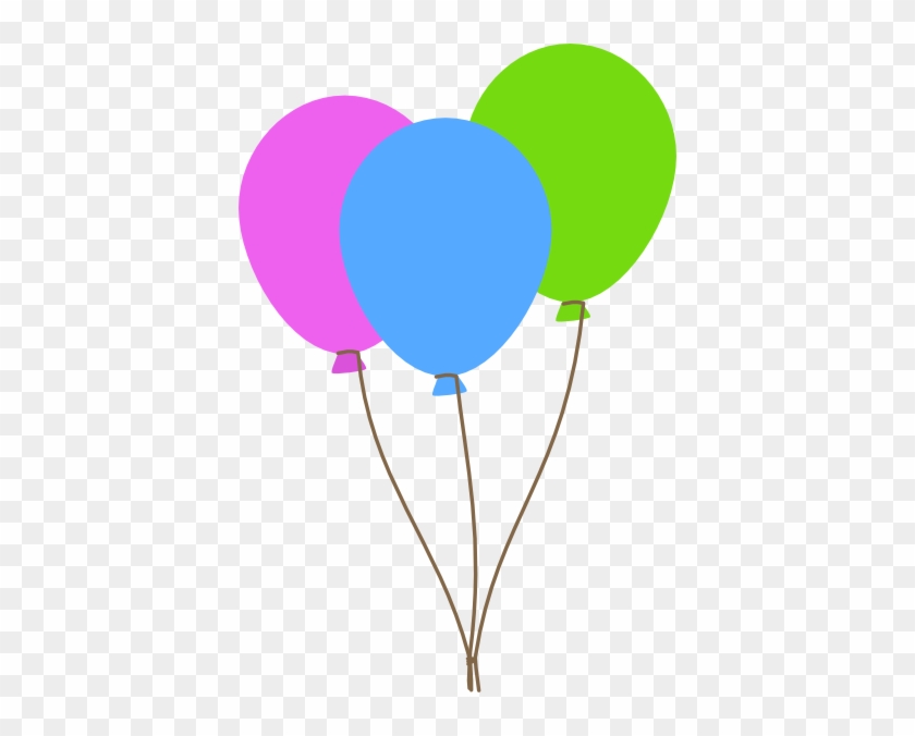 Colorful Balloons Clip Art At Clker - Clip Art #890080