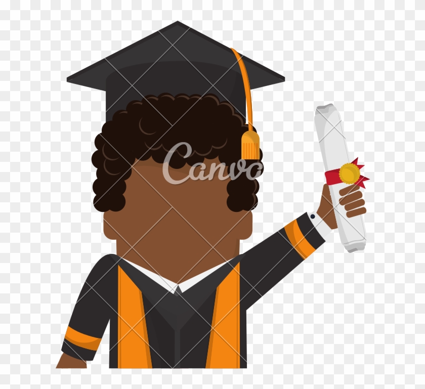 Boy Graduation Cap Design - Cartoon Grad #890118