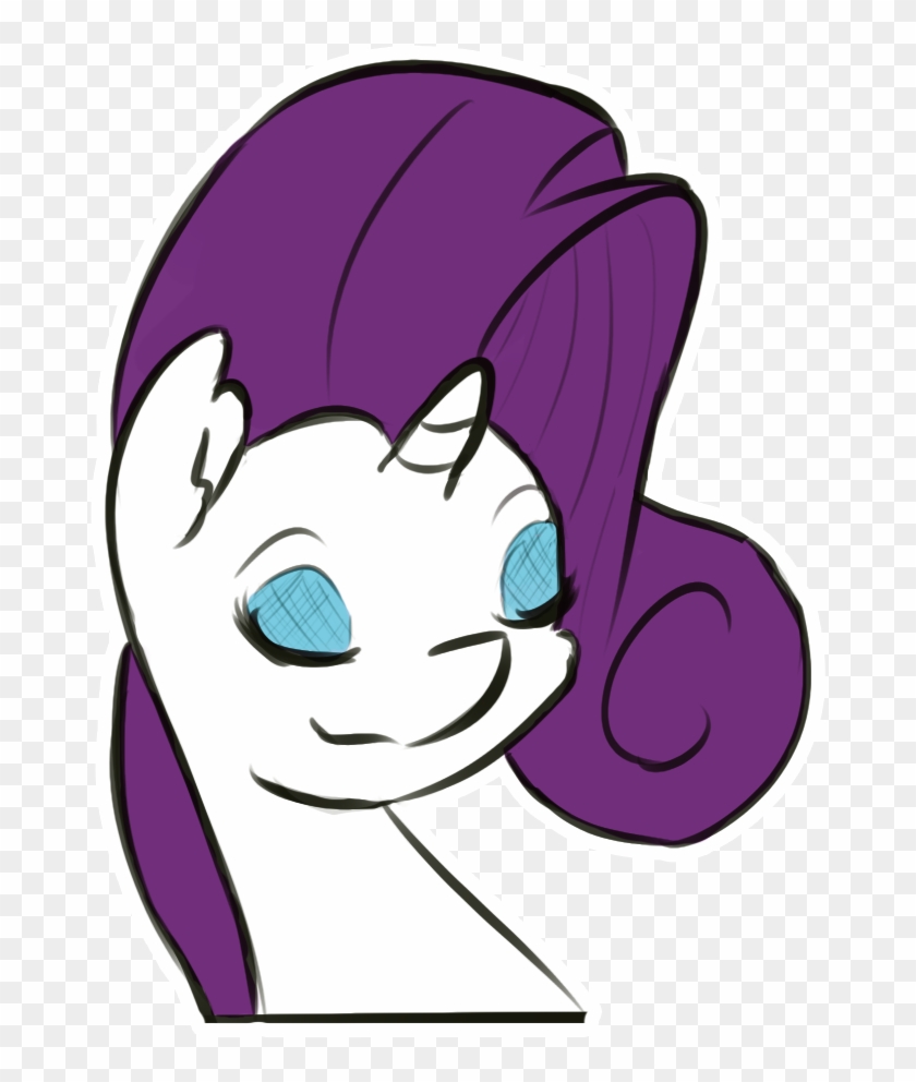 Pony Eye Clip Art Horse Face Hair Nose Purple Facial - Cartoon #890130