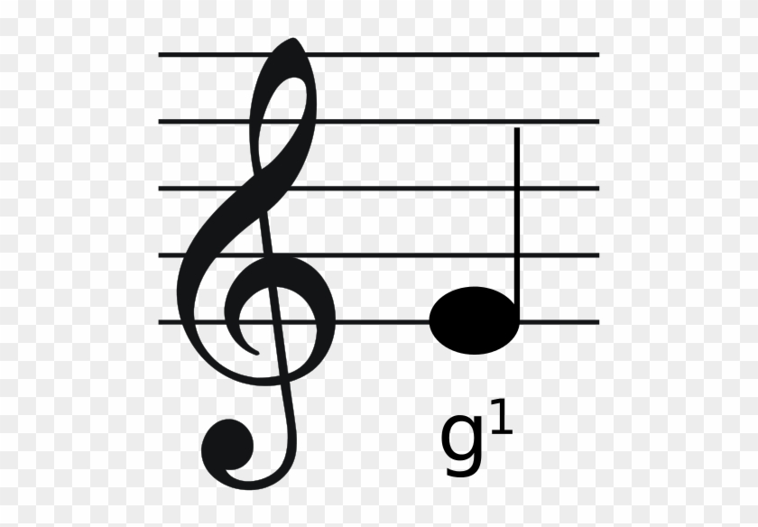 French Clef With Note - Treble Clef #890136