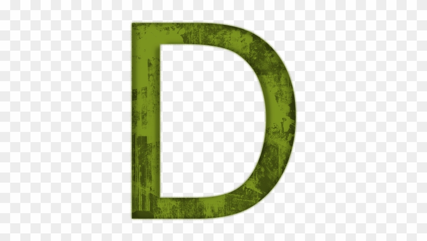 Green Grunge Clipart Icons Alphanumeric - Circle #890169