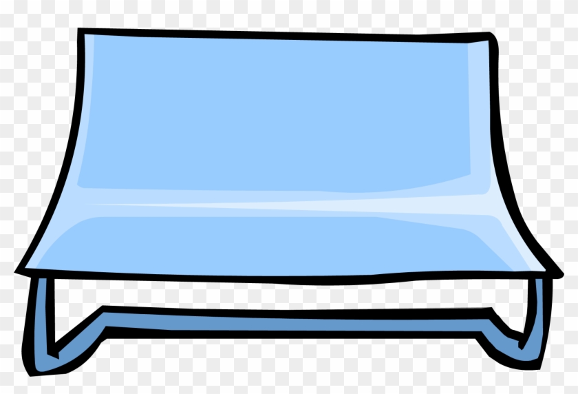 Bench Clipart Club Penguin - Club Penguin Blue Furniture #890182