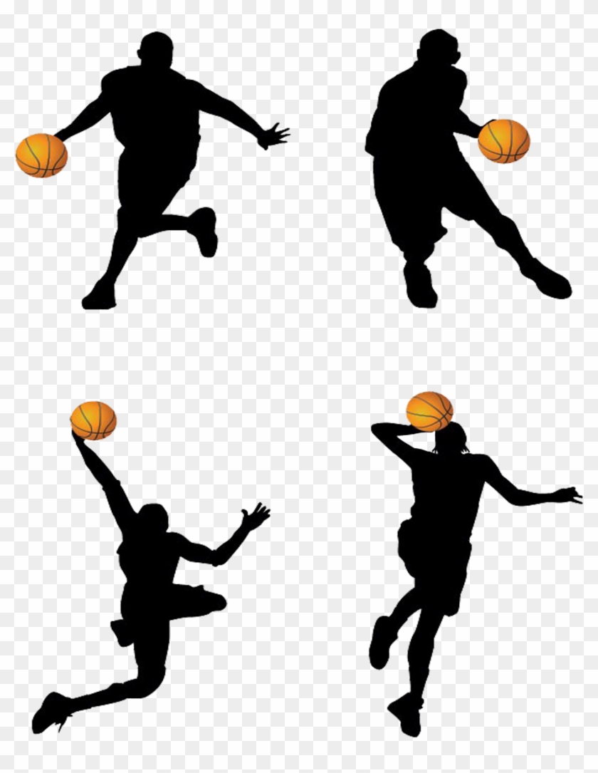 Basketball Player Backboard Clip Art - Basketball Player Backboard Clip Art #890206