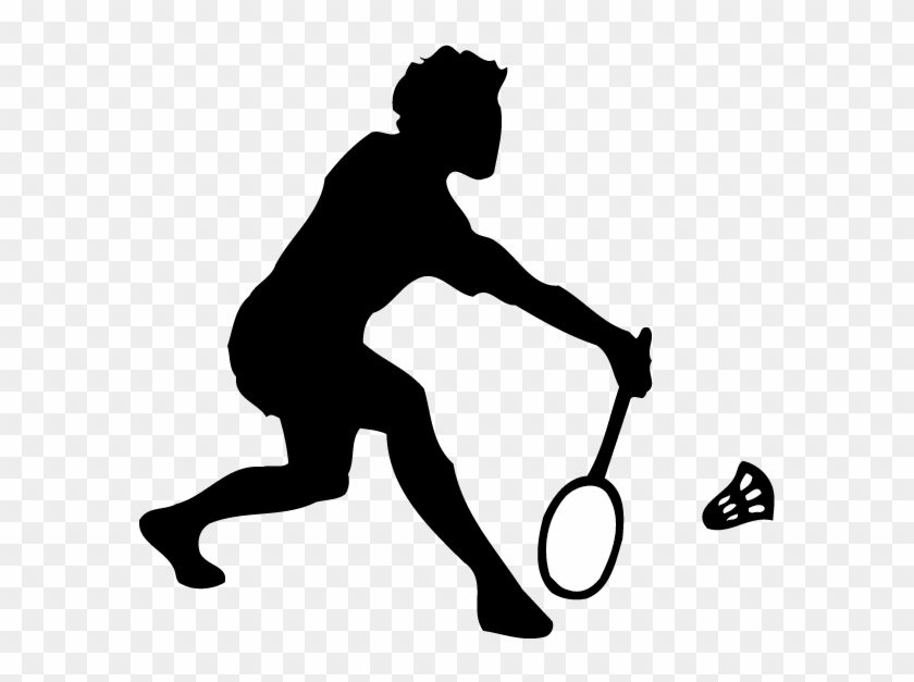 Badminton Shuttlecock Sport Clip Art - Silhouette Sports Cliparts Png #890208