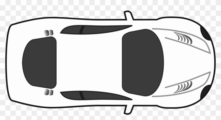 Car Clipart Top View Png - Car Top View Clipart #890229