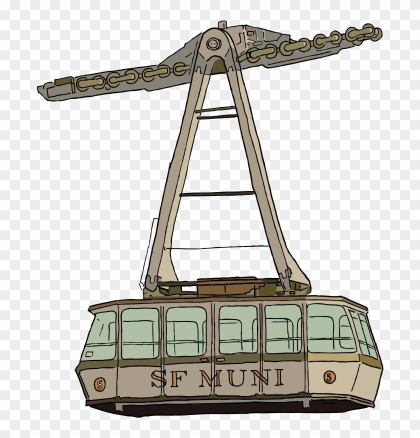 Free To Use Public Domain Transportation Clip Art - Tramway Aerial #890252