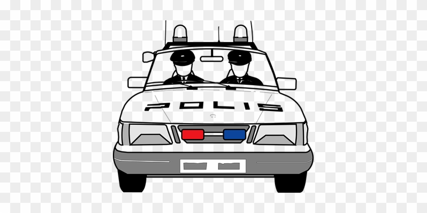 Car Auto Police Police Officers Patrol Med - Police Car Clip Art #890415