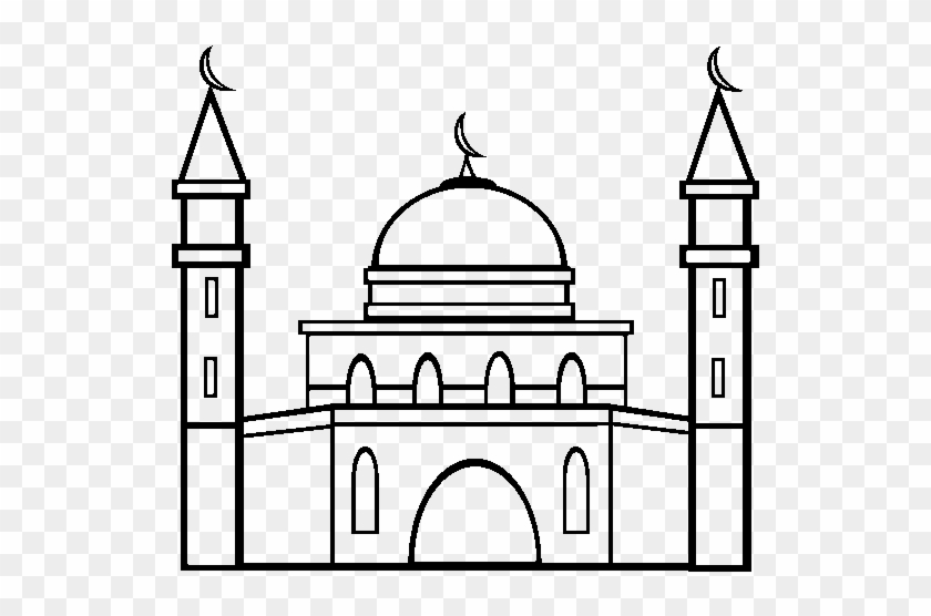 Sultan Ahmed Mosque Islam Clip Art - Mosque Colouring Pages #890458