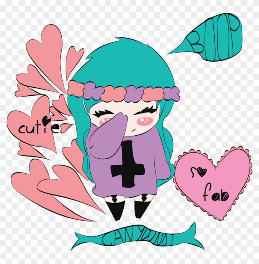 Pastel Goth Rad - Illustration #890505