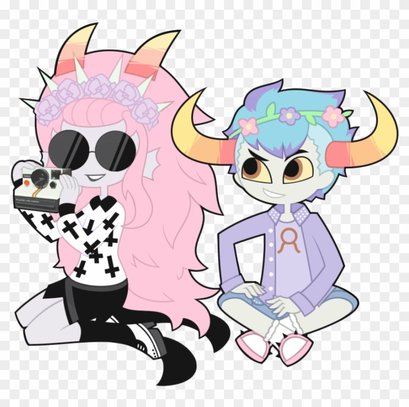 Pastel Goth Tavros Nitram And Feferi Peixes By Nekozneko - Pastel Goth Homestuck #890542