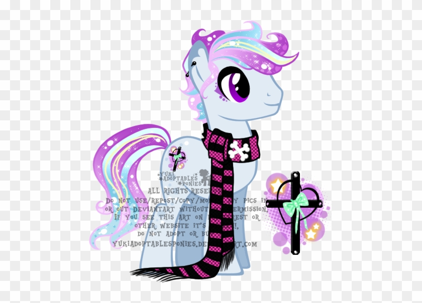 Custom Pastel Goth Pony By Kingphantasya - My Little Pony Pastel Goth #890569