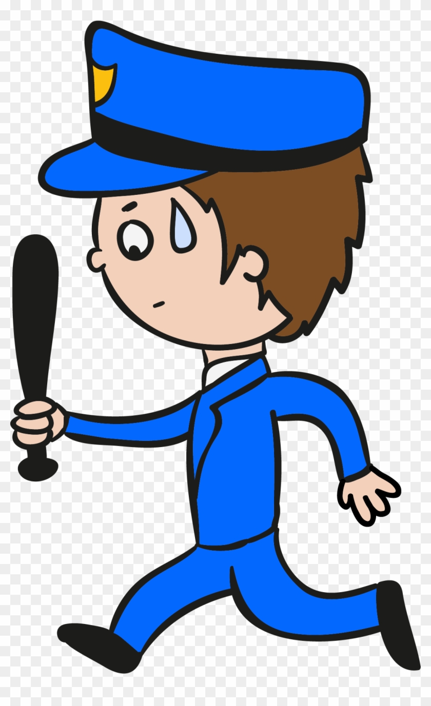 Police Officer Clip Art - Little Policeman Illustration #890665