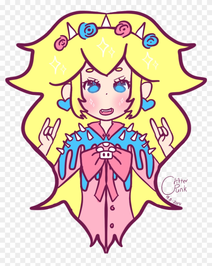 Pastel Goth Princess Peach By Critterpunk Pastel Goth - Pastel Goth Princess Peach #890678