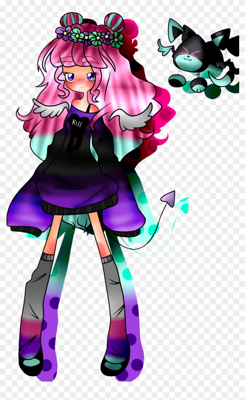 Sweetiepinkflower ~pastel Goth Oc~ By Sweetiepinkflower - Cartoon #890695