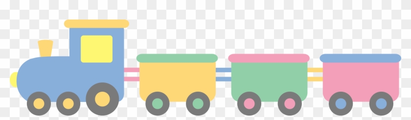 Pastel Cliparts - Baby Toys Train Clipart #890825