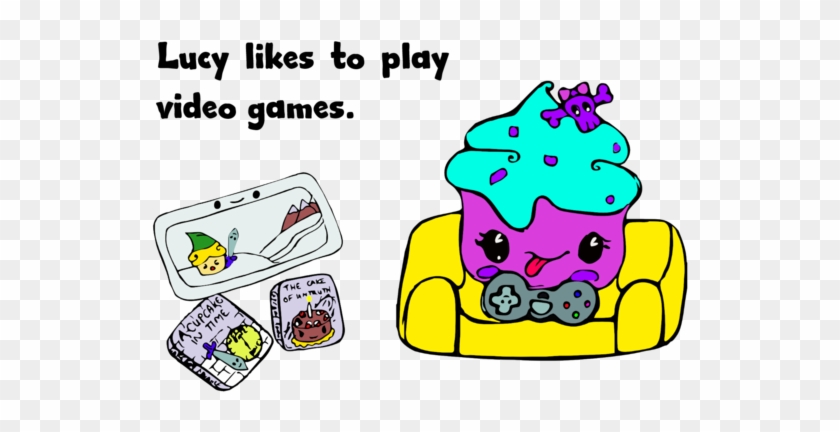 Blue Goth Cupcake - Cupcake #890826