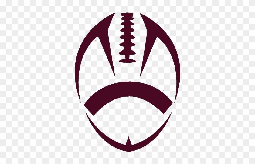 Maroon Football Cut - American Football Logo Png #890838