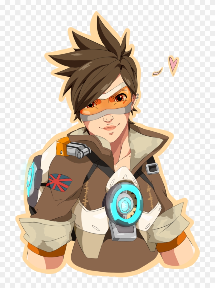 Overwatch Fan Art Tracer Deviantart - Tracer Overwatch Fanart Png #890888