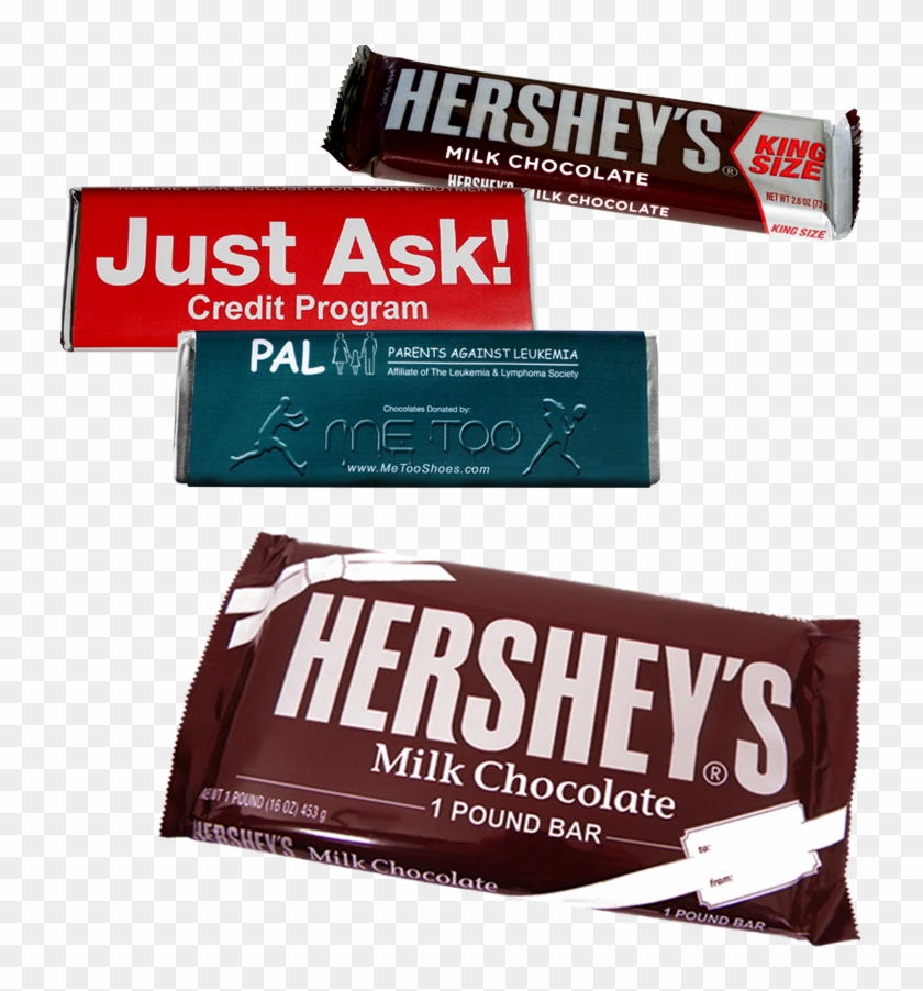 Custom Wrapped Kingsize, One Pound And Five Pound Bars - Hershey's Milk Chocolate #890927