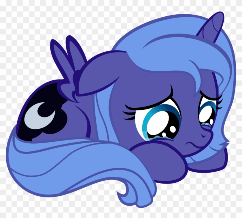 My Little Pony Luna As A Filly Photo - Princess Luna Sad Gif #891113