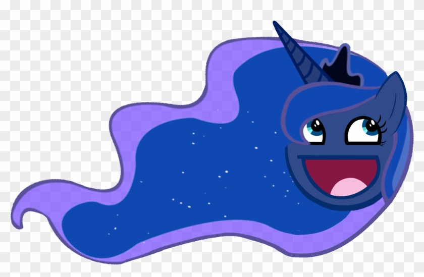 Princess Luna Rainbow Dash Derpy Hooves Pinkie Pie - Mlp Luna Head #891120