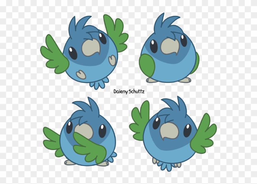 Chibi Reichenow's Parrot By Daieny - Chibi Parrot #891130