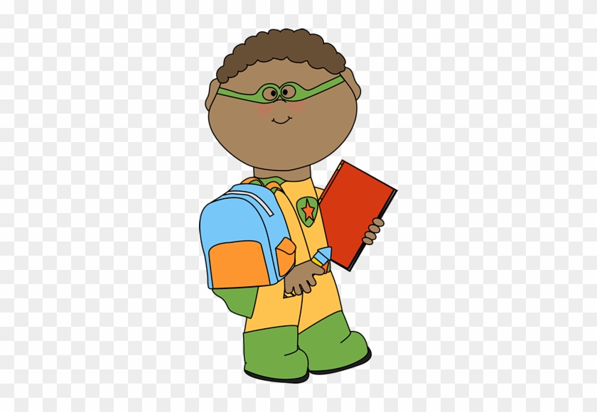 Boy With Backpack Clipart #891192