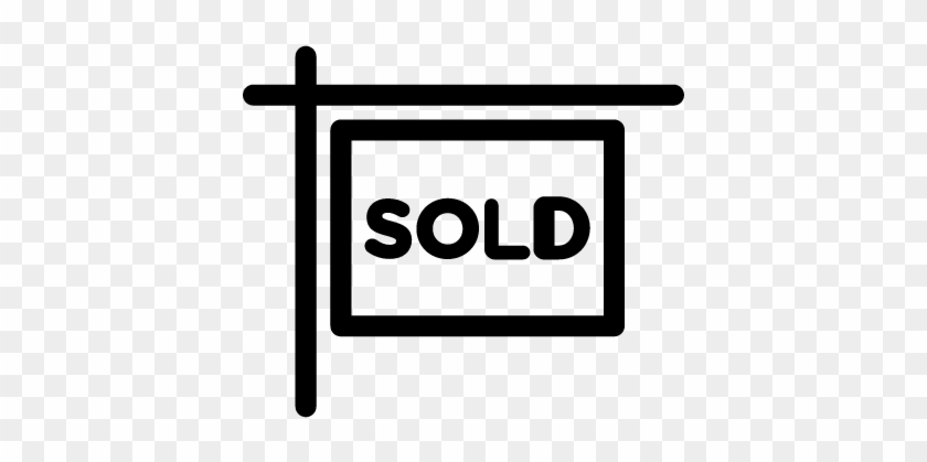 Sold Sign Vector - Real Estate #891270