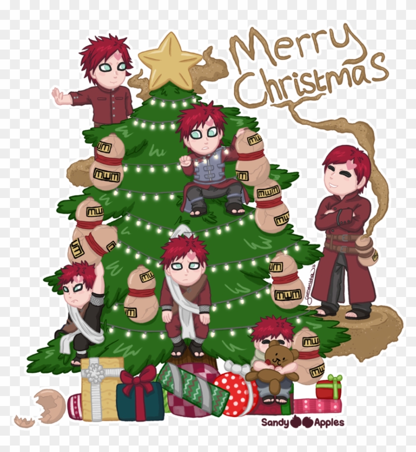 Christmas Gaara Tree - Cartoon #891326