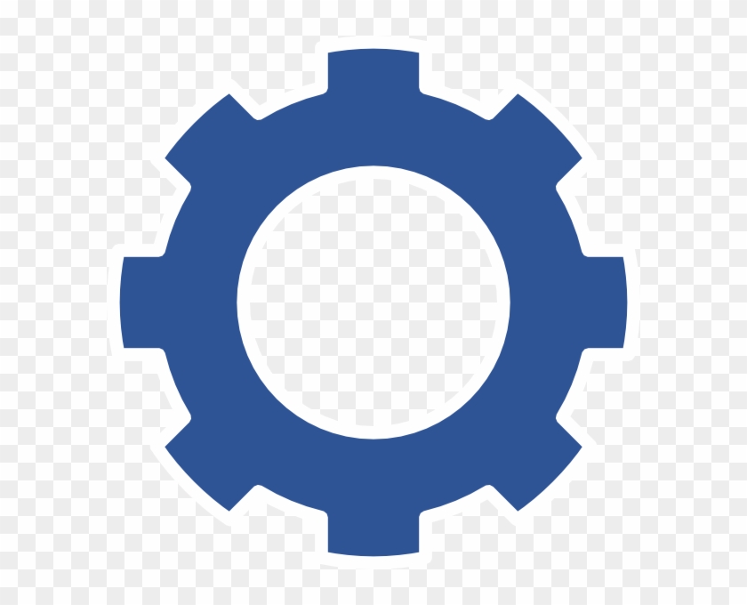 Imagination Clipart Cog - Blue Gear Icon Png #891439