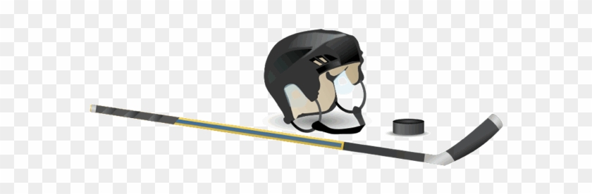 Hockey Images Clip Art Free - Hockey Helmet And Stick #891477