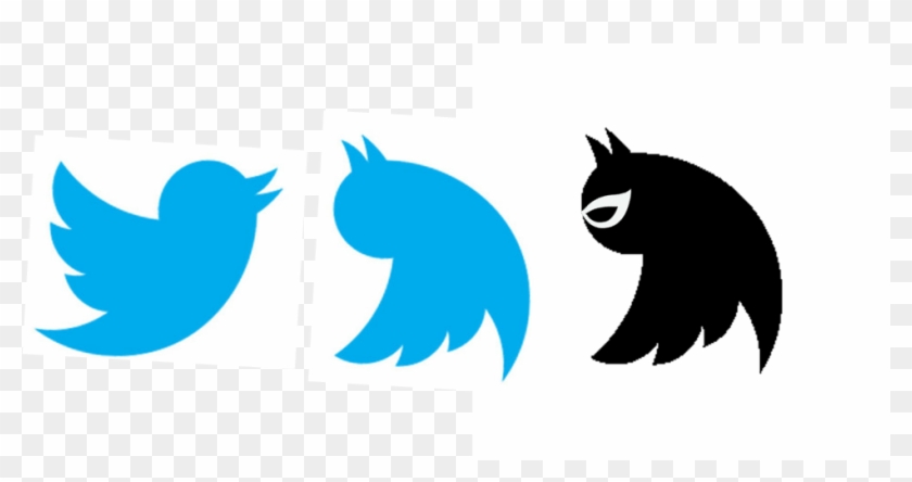 Twitter Branding And The Batman Bird Pr And The Social - Twitter Logo Is Not A Bird #891755