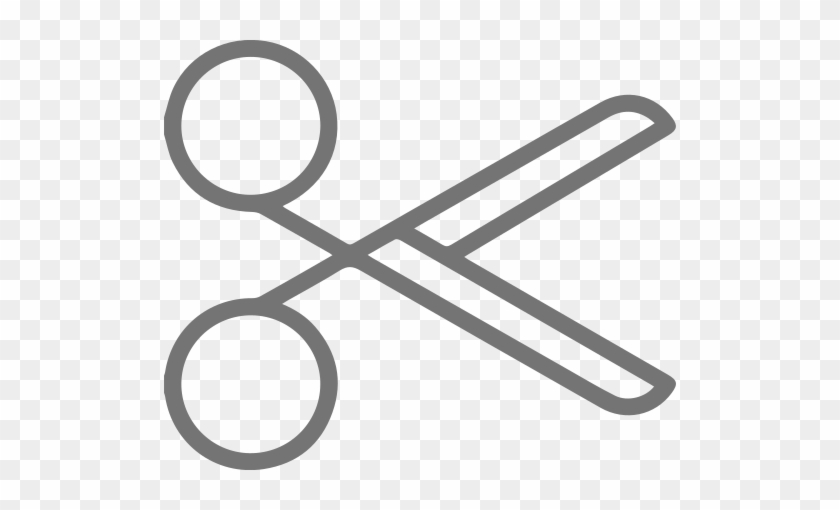Cut, Scissors Icon - End-on-end #891889