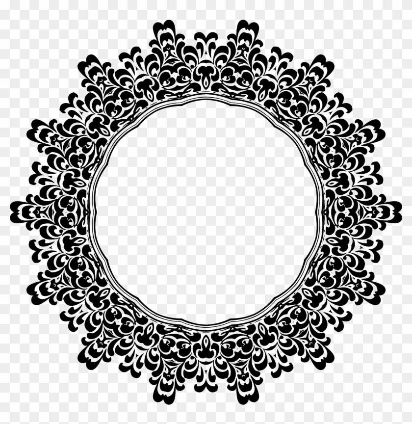 Vintage Design 19 - Decorative Round Frame Vector #891927