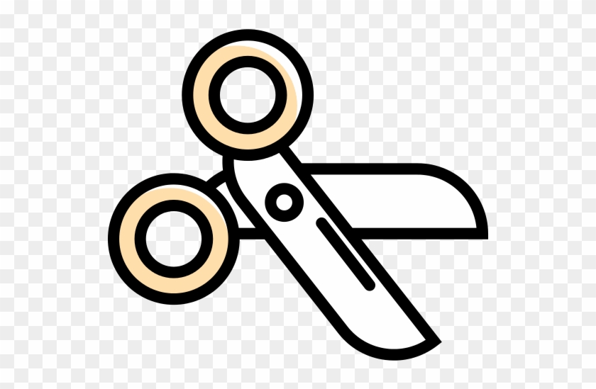 Scissors Icon Art - Circle #891945