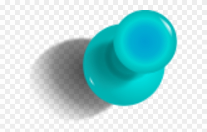 Blue Push Pin Png #891949