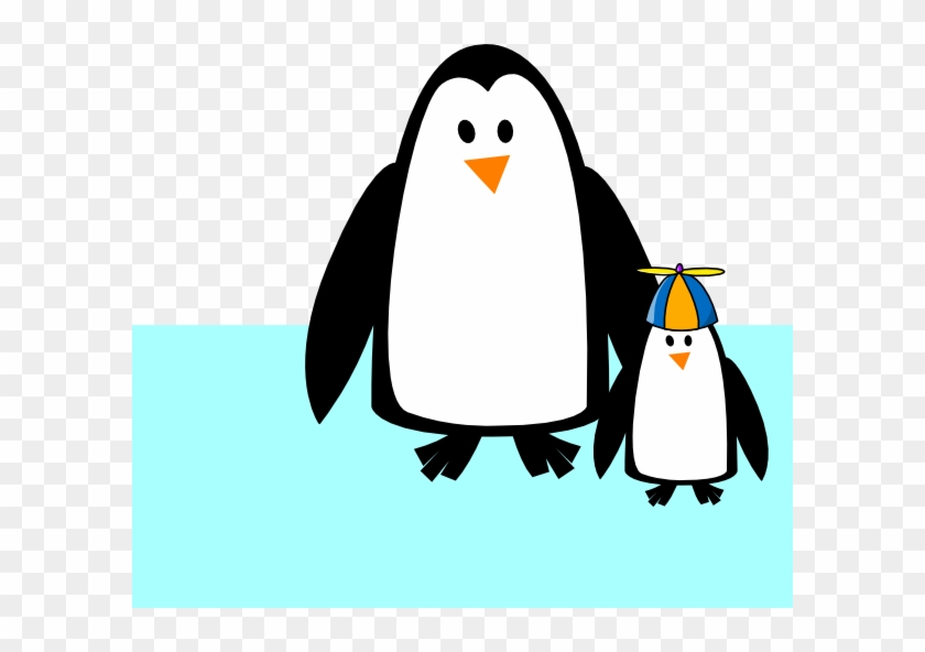 Emperor Penguin Clipart Penguin Mom Baby - Penguin Clipart Black And White #891964